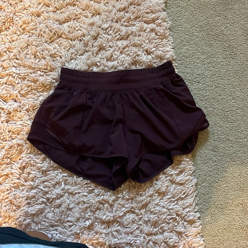 Maroon lulu shorts